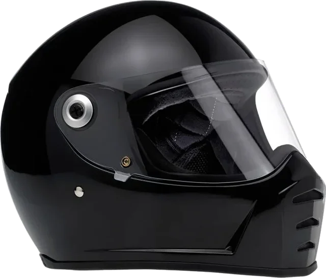 Biltwell Lane Splitter Solid Helmet - 2017, Black
