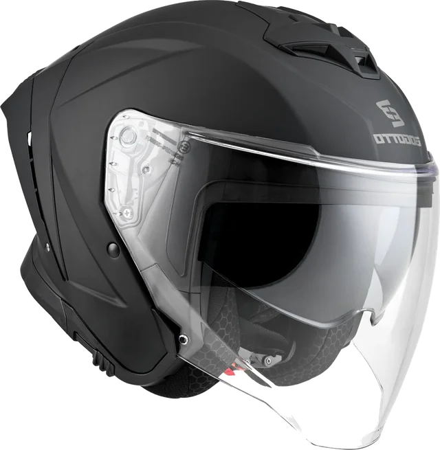 Bogotto H599 Jet Helmet, black matt