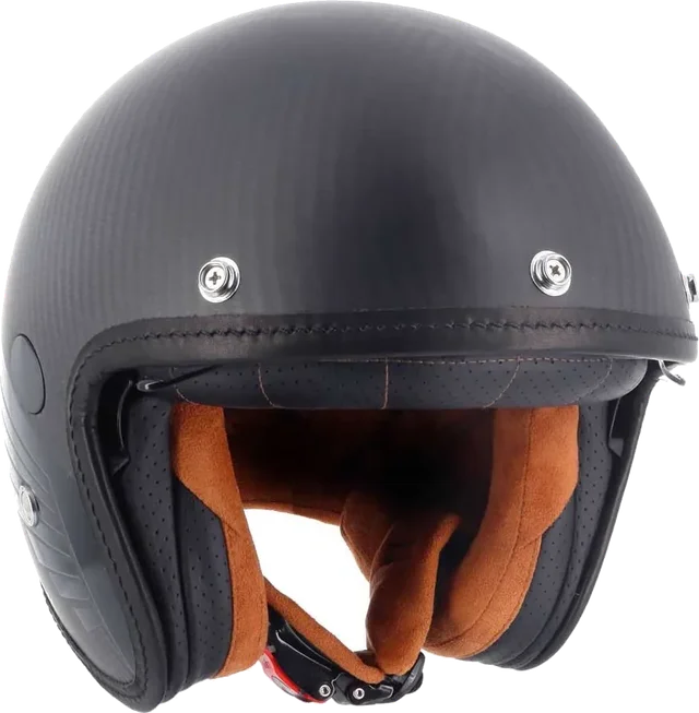 Helstons Wings Open Face Helmet, Black / Black