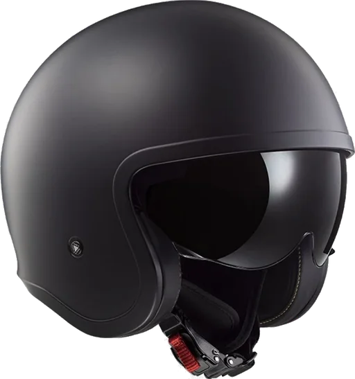 LS2 OF599 Spitfire II Solid Matt Black Jet Helmet