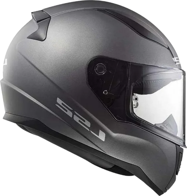 LS2 Rapid Solid Full Face Helmet (Matte Black), Matte Black