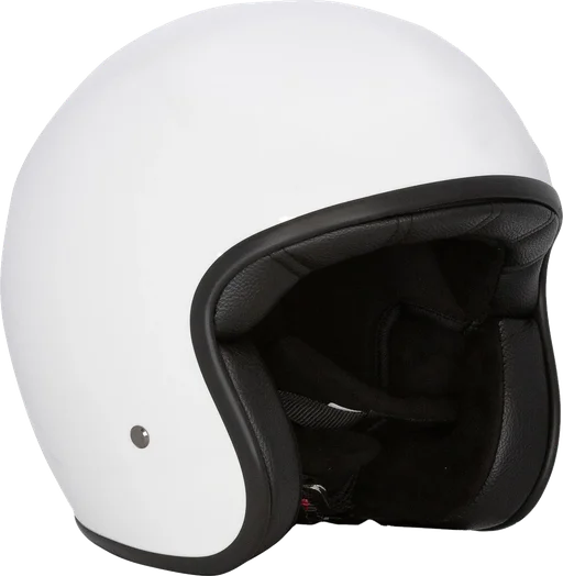 Merlin Blackbird Jet Helmet - Gloss White Naked