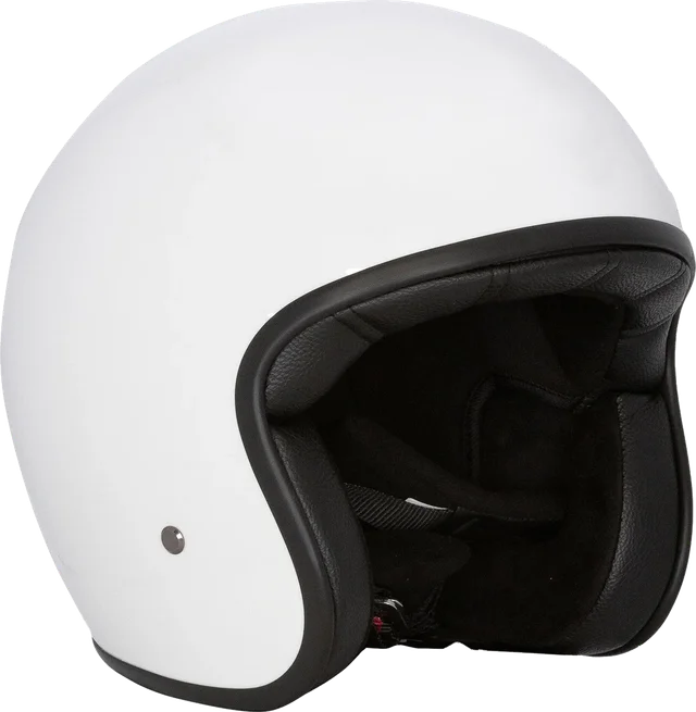 Merlin Blackbird Jet Helmet - Gloss White Naked, gloss white naked