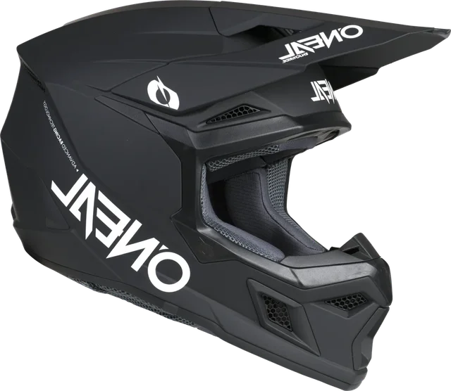O'Neal 3 SRS Helmet Classic Black, Black/White