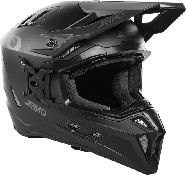 O'Neal Oneal EX-SRS Solid Motocross Helmet, Black