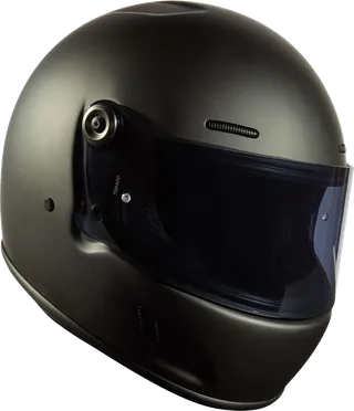 Peroz Tayi Matt Black Full Face Helmet