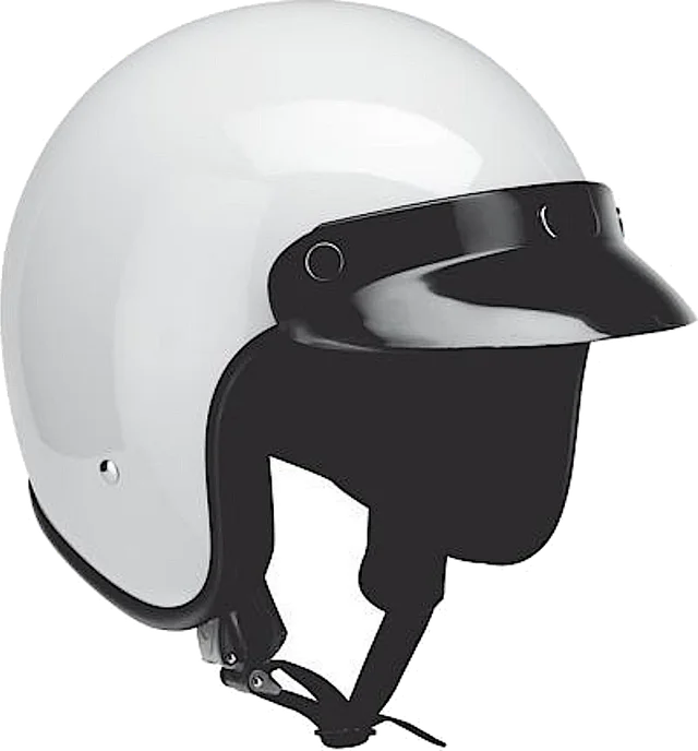 Redbike RB-710 Jet Helmet, white