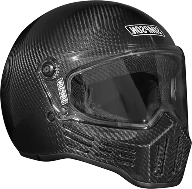 Simpson M30 Bandit Carbon Helmet, Carbon