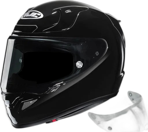 HJC RPHA 12 - Black - Includes Free Light Smoke Visor