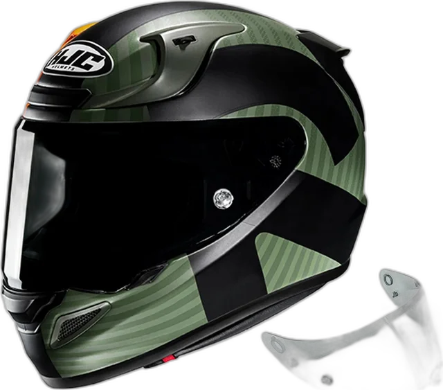 HJC RPHA 12 - Ottin Orange/Green/Black - Includes Free Light Smoke Visor