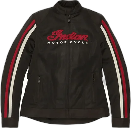Indian Motorcycle Women's Milestone Mesh Jacket, Black