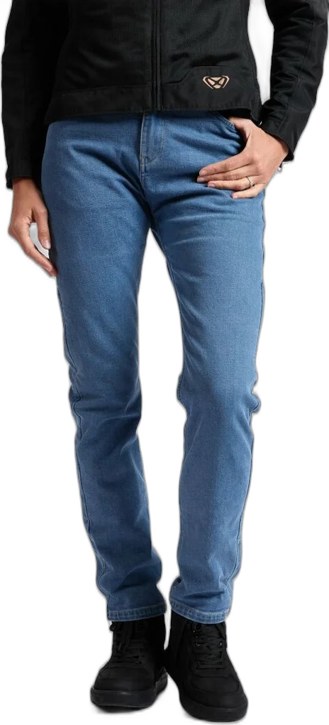 Ixon Dany Aged Blue Ladies Motorcycle Jeans