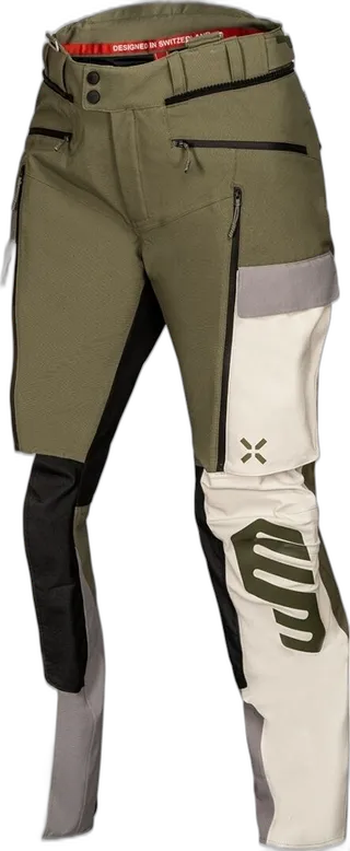IXS Venture-STX 1.0 Olive Grey Textile Motorcycle Pants