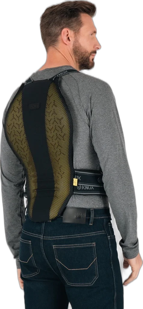 Knox Micro-Lock Air Unisex Back Protector MK2, yellow