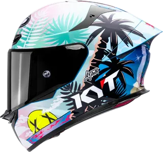 KYT TT Revo Riccardo Rossi BCN Replica Helmet