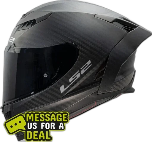 LS2 FF807 DRAGON MATT CARBON HELMETS  (Includes Additional Dark Visor)
