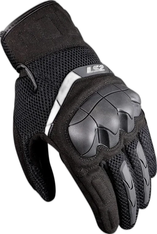 LS2 Kubra Ladies Mesh / Leather Gloves Black