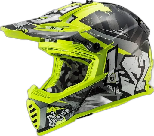 LS2 MX437 Fast 2 Mini Junior ECE 22.06 Crusher Black / Yellow
