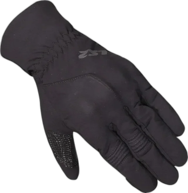 LS2 Urbs 2 Textile Gloves Black, Black