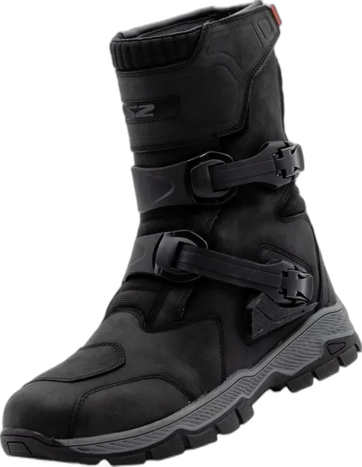 LS2 Adventure Waterproof Leather Boots Black