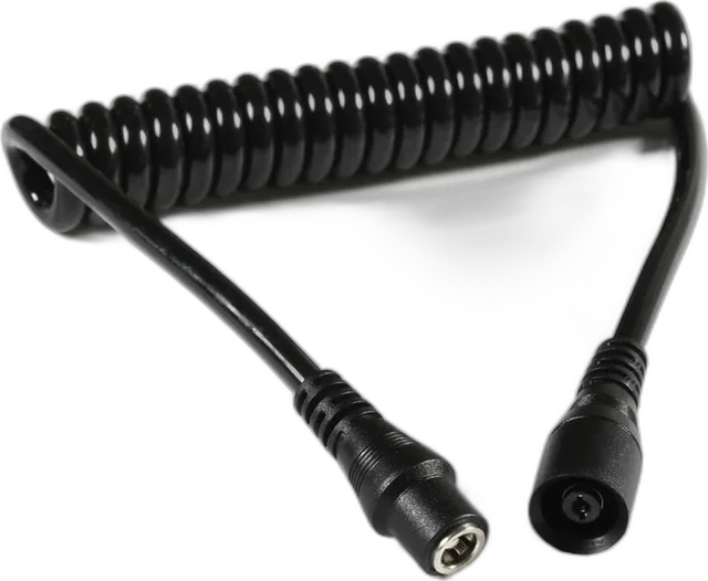 Macna Flexible Spiral Extension Cord, black
