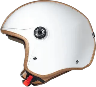 NEXX Y.10 Midtown White / Camel Helmet