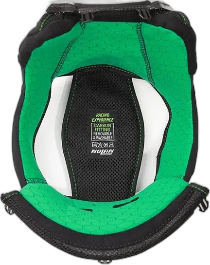 Nolan X-804 RS Ultra Carbon Helmet Interior Green