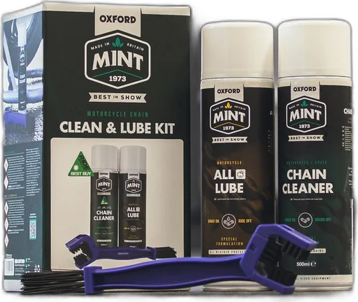 Oxford Mint Motorcycle Chain & Lube Kit