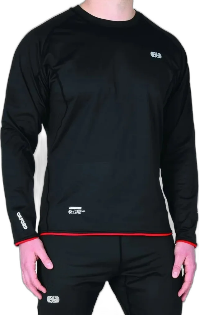 Oxford WarmDry LS Functional Shirt, black/dark grey