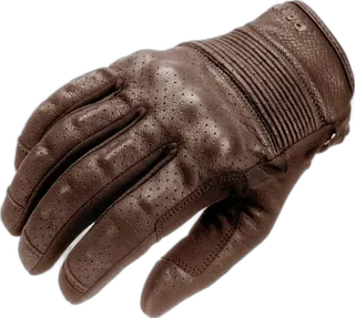 Pando Moto ONYX BROWN - Leather Motorcycle Gloves