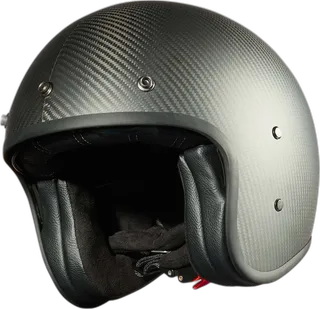 Peroz Filus Carbon Matt Carbon Jet Helmet