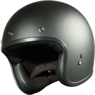 Peroz Jidre Matt Black Jet Helmet