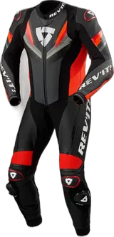 REV'IT! One Piece Quantum 3 | Anthracite-Neon Red — view 1 of 7