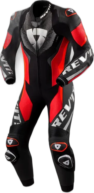 REV'IT! One Piece Hyperspeed 3 | Black-Neon Red