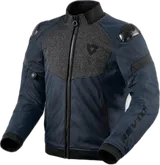 REV'IT! Jacket Action H2O | Black-Dark Blue — view 1 of 9