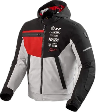 REV'IT! Jacket Haste H2O | Black-Red