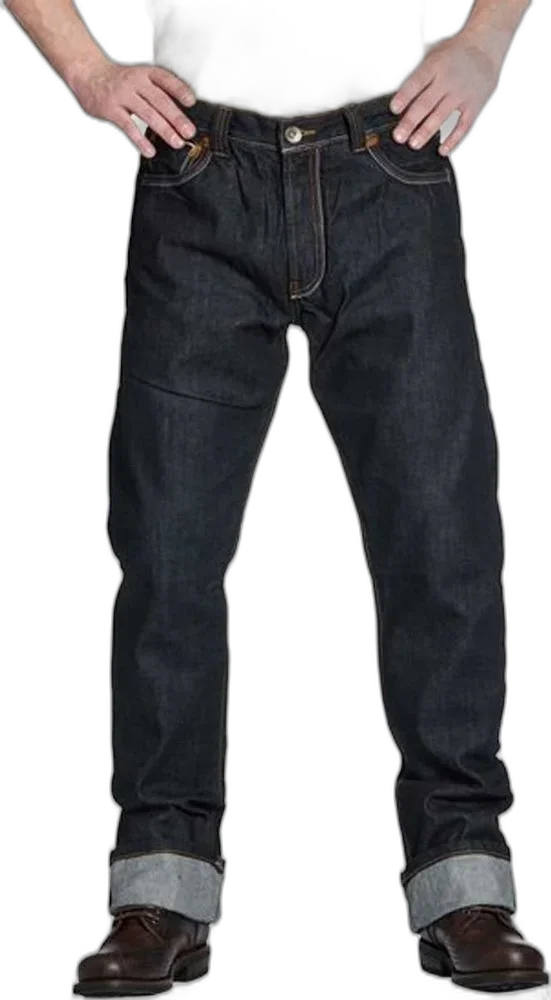 Rokker Original Raw Denim Jeans Selvedge Black