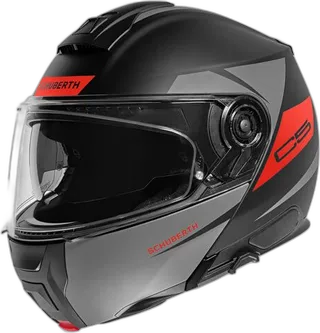 Schuberth C5 Eclipse Helmet Black/Grey/Red / XL [Open Box]