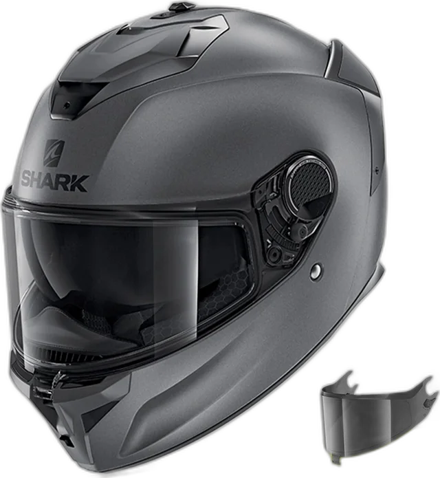 Shark Spartan GT - Grey MAT AMA - Free Dark Visor, matt grey