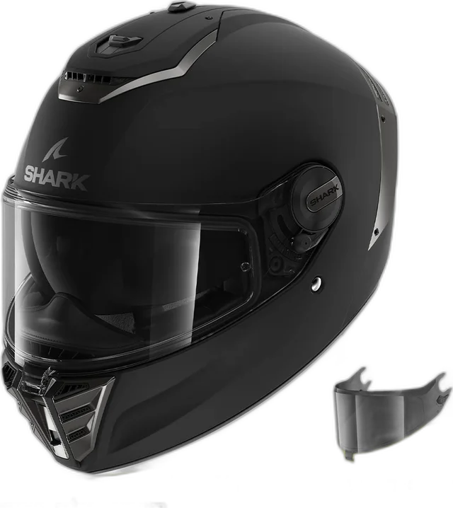 Shark Spartan RS - Blank Mat KMA - Free Dark Visor, blank mat kma
