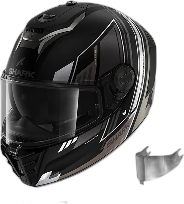 Shark Spartan RS - Byhron Mat KAU  - Free Dark Visor, byhron mat kau