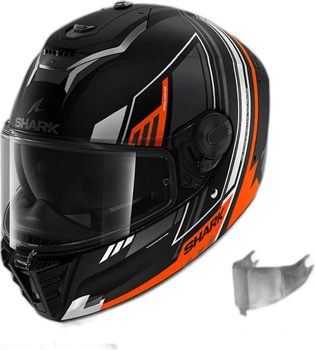 Shark Spartan RS - Byhron Mat KOU  - Free Dark Visor, byhron mat kou