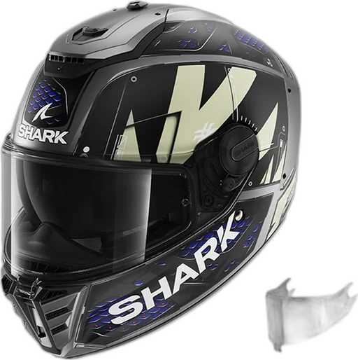 Shark Spartan RS - Stingrey Mat AAB  - Free Dark Visor