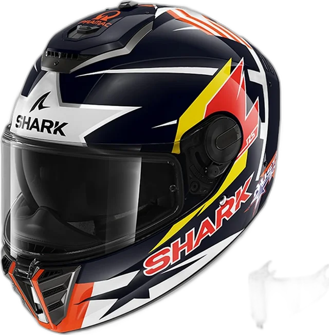 Shark Spartan RS - Replica Zarco BRW  - Free Dark Visor, replica zarco brw