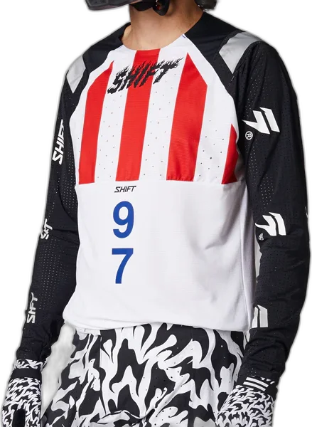 Shift MX Blue Label Flame Jersey