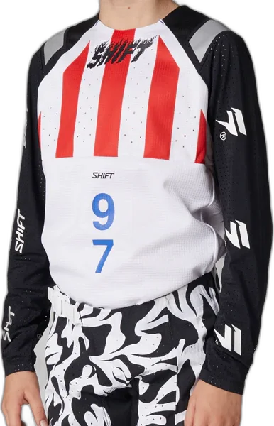 Shift MX Blue Label Flame Jersey (Youth)