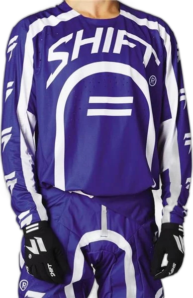 Shift Racing Black Label Curv Jersey, Blue/White