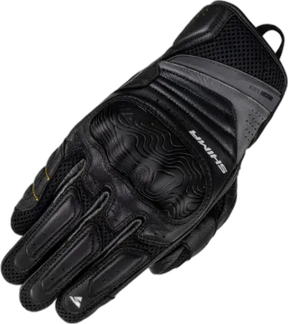 SHIMA Rush Black Motorcycle Gloves