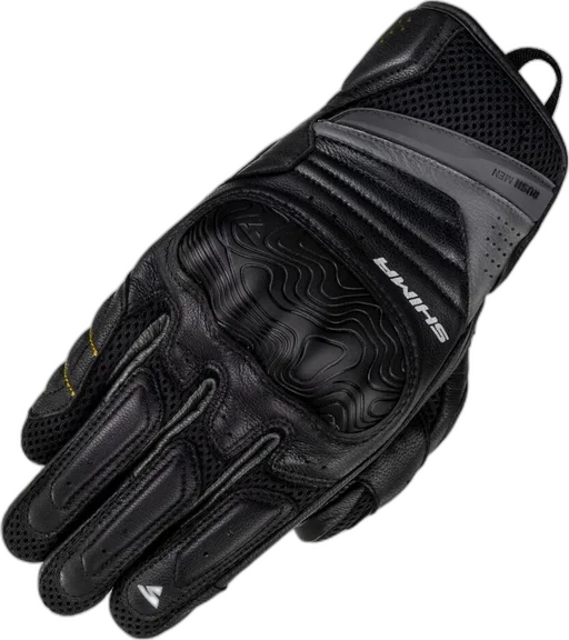 SHIMA Rush Black Motorcycle Gloves