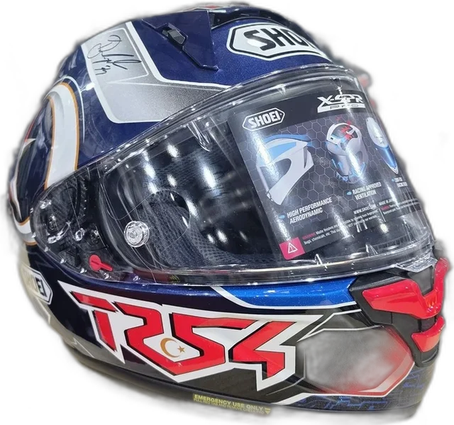 Shoei X-SPR Pro Toprak TC-2 Helmet - SIGNED by Toprak!